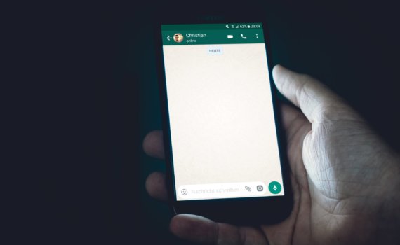 person holding smartphone