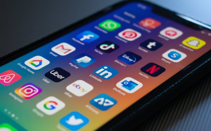 black smartphone