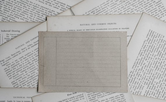 white ruled paper
