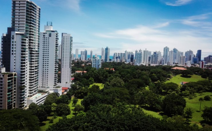 aerial photography of buildings